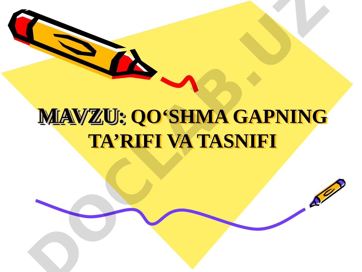 Qo‘shma gapning ta’rifi va tasnifi