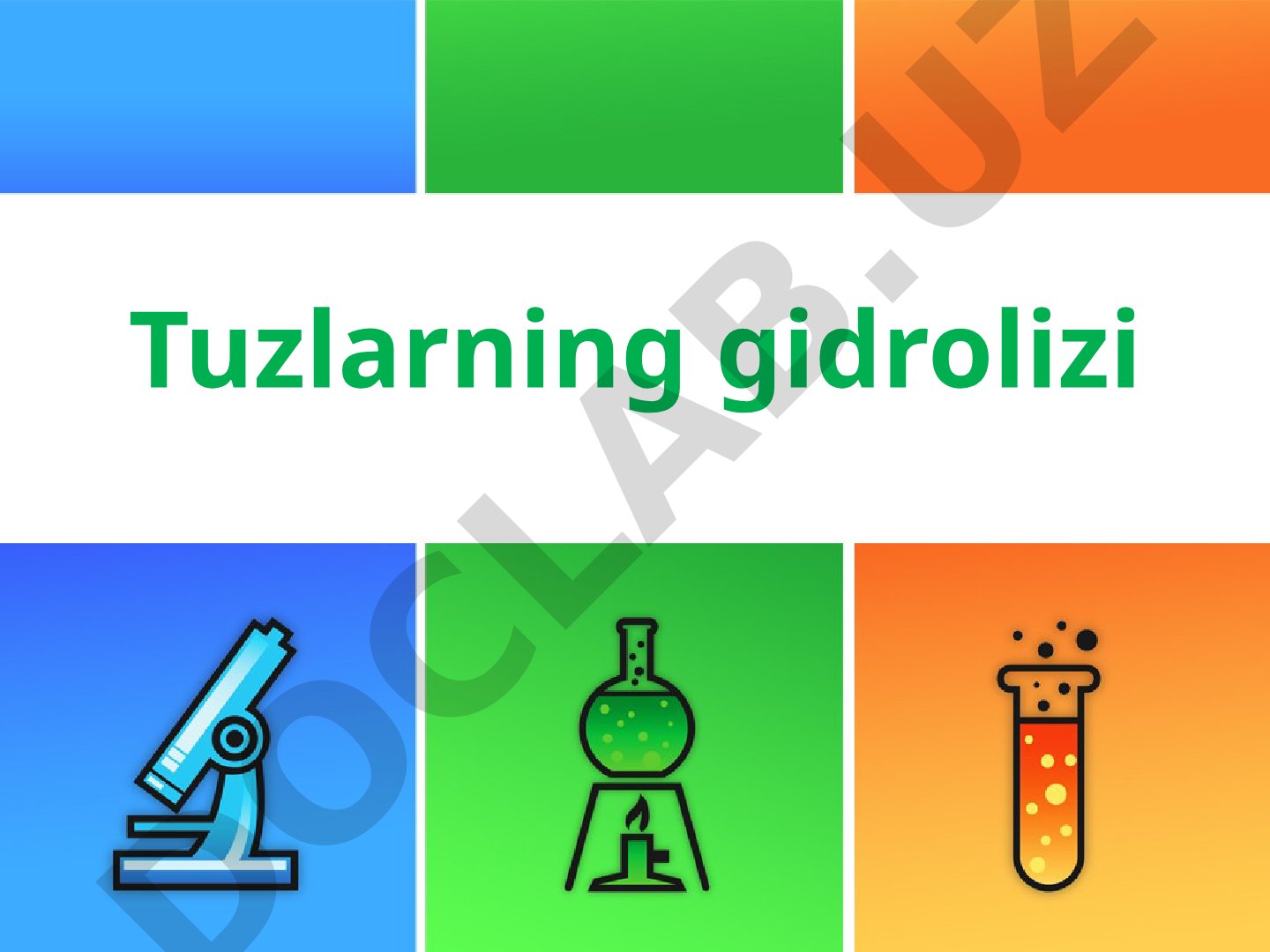 Tuzlarning gidrolizi