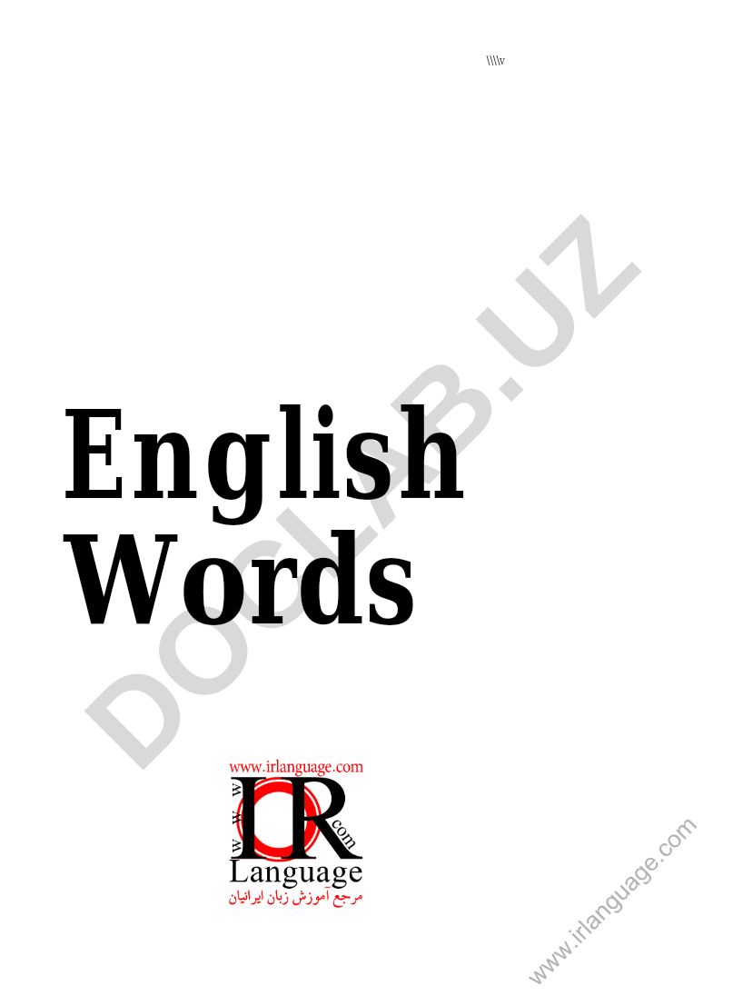 English Words Learning Resource