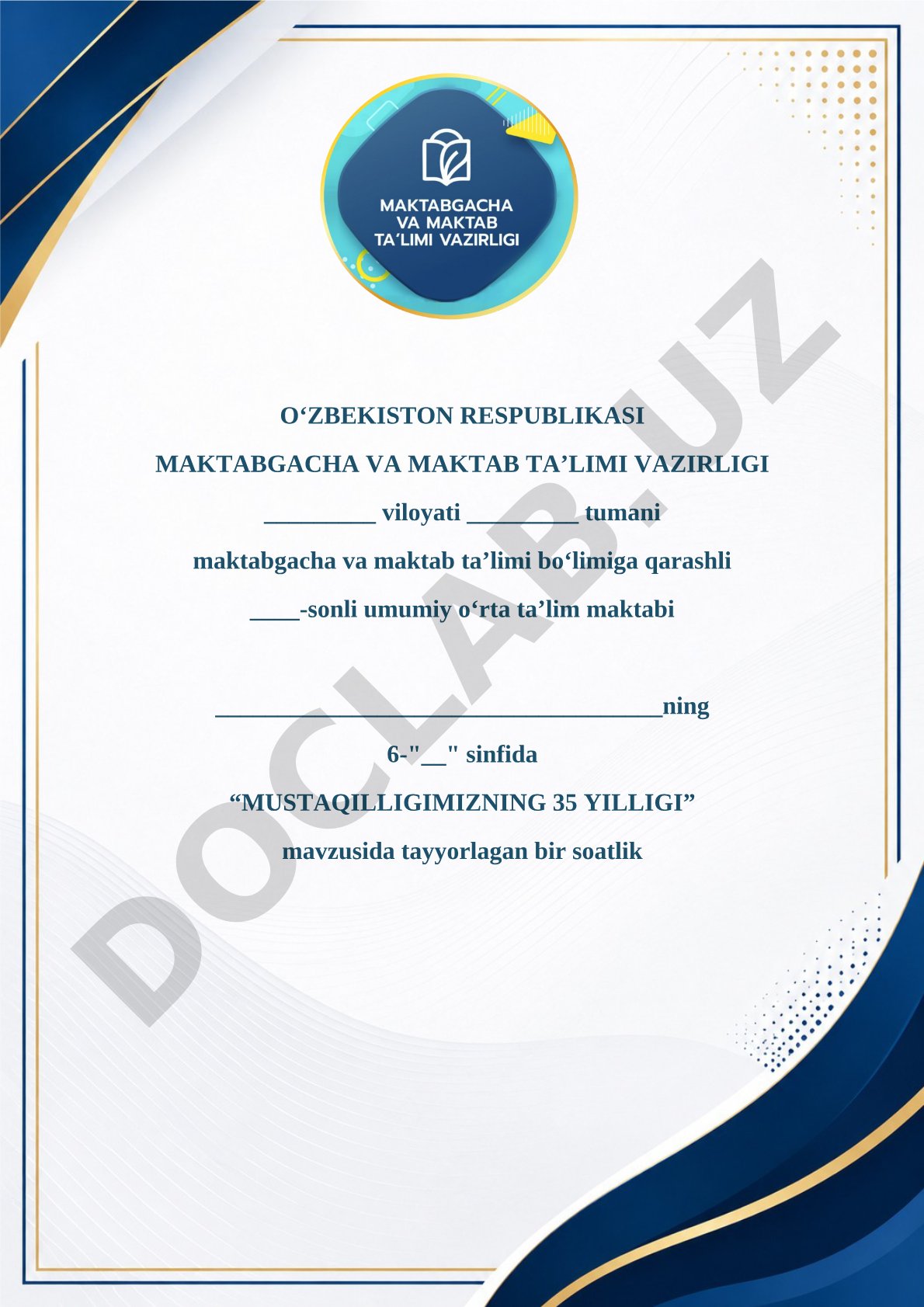 Mustaqillik - milliy taraqqiyot va farovonlik poydevori