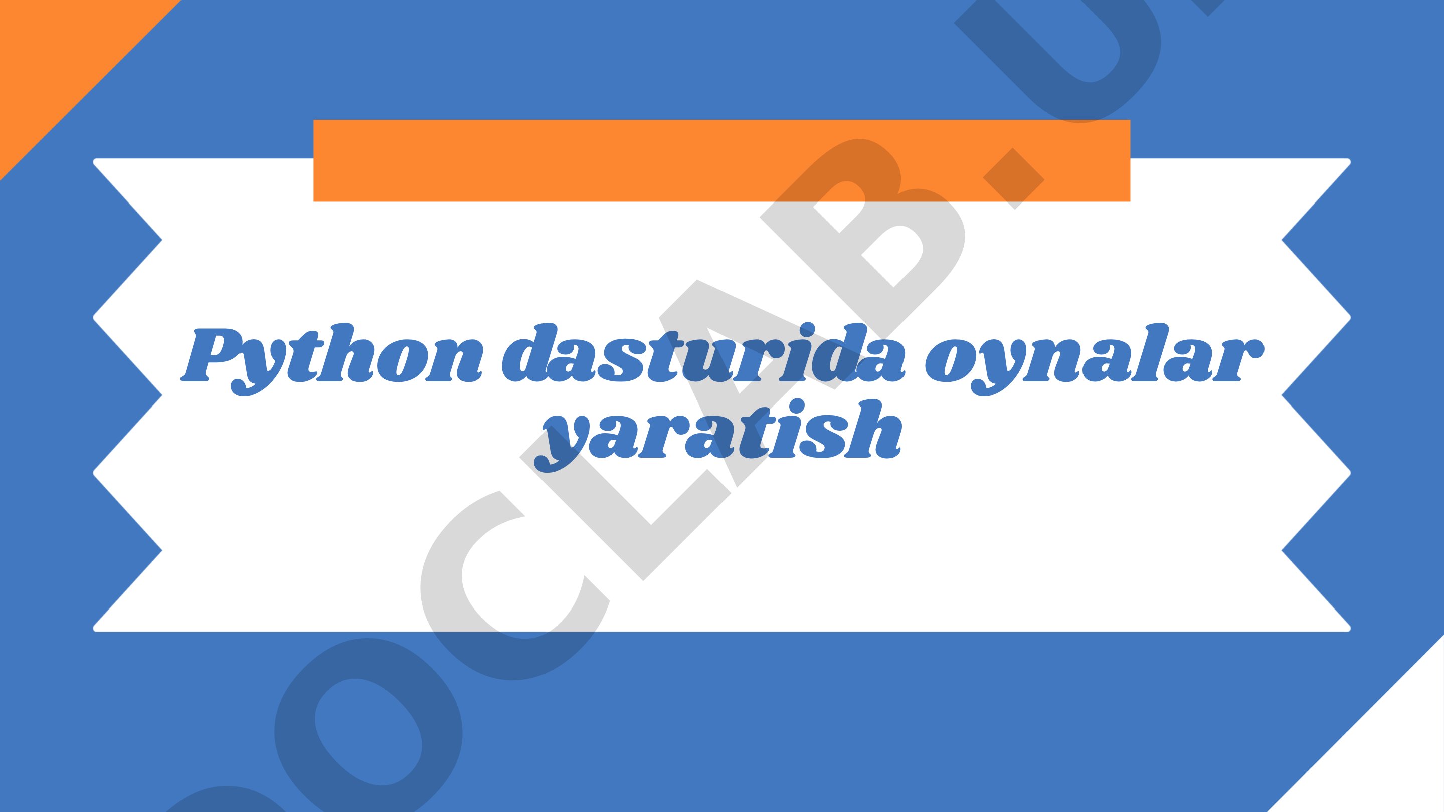 Python dasturlashda tkinter kutubxonasi orqali grafik interfeyslar yaratish