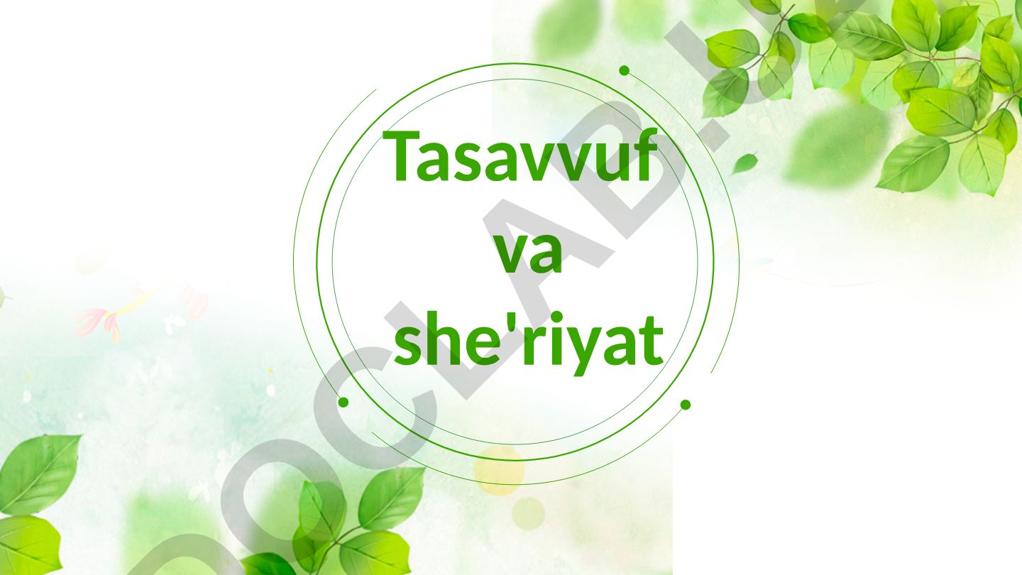 Tasavvuf va she'riyat