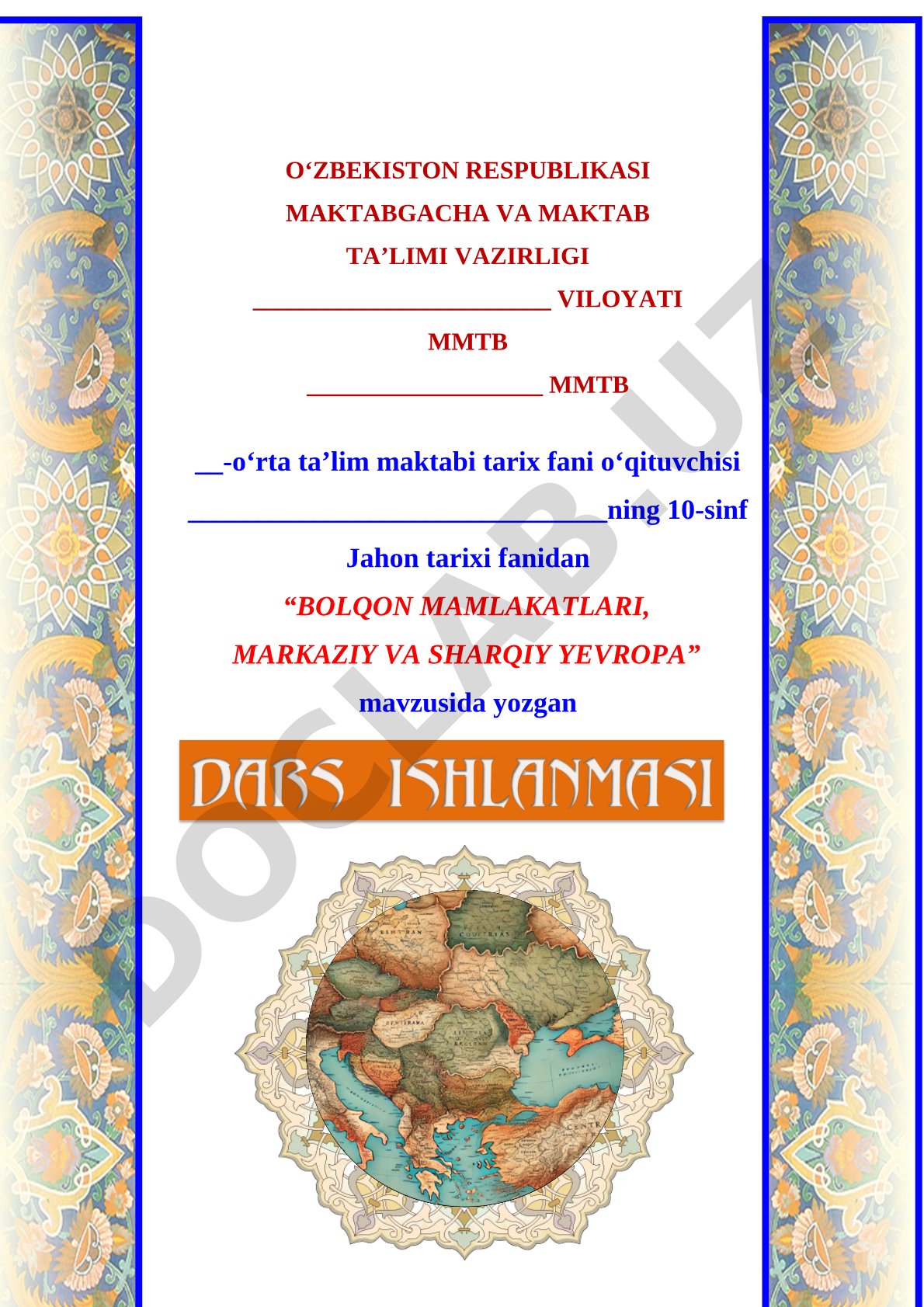 Bolqon mamlakatlari, Markaziy va Sharqiy Yevropa