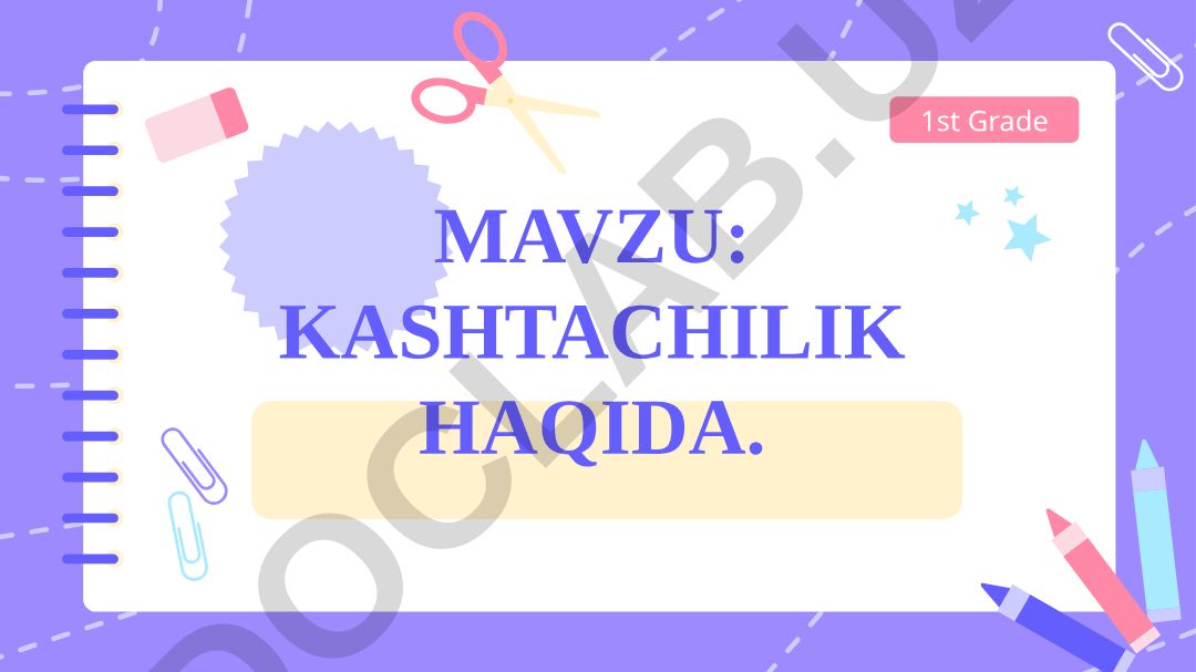 Kashtachilik haqida