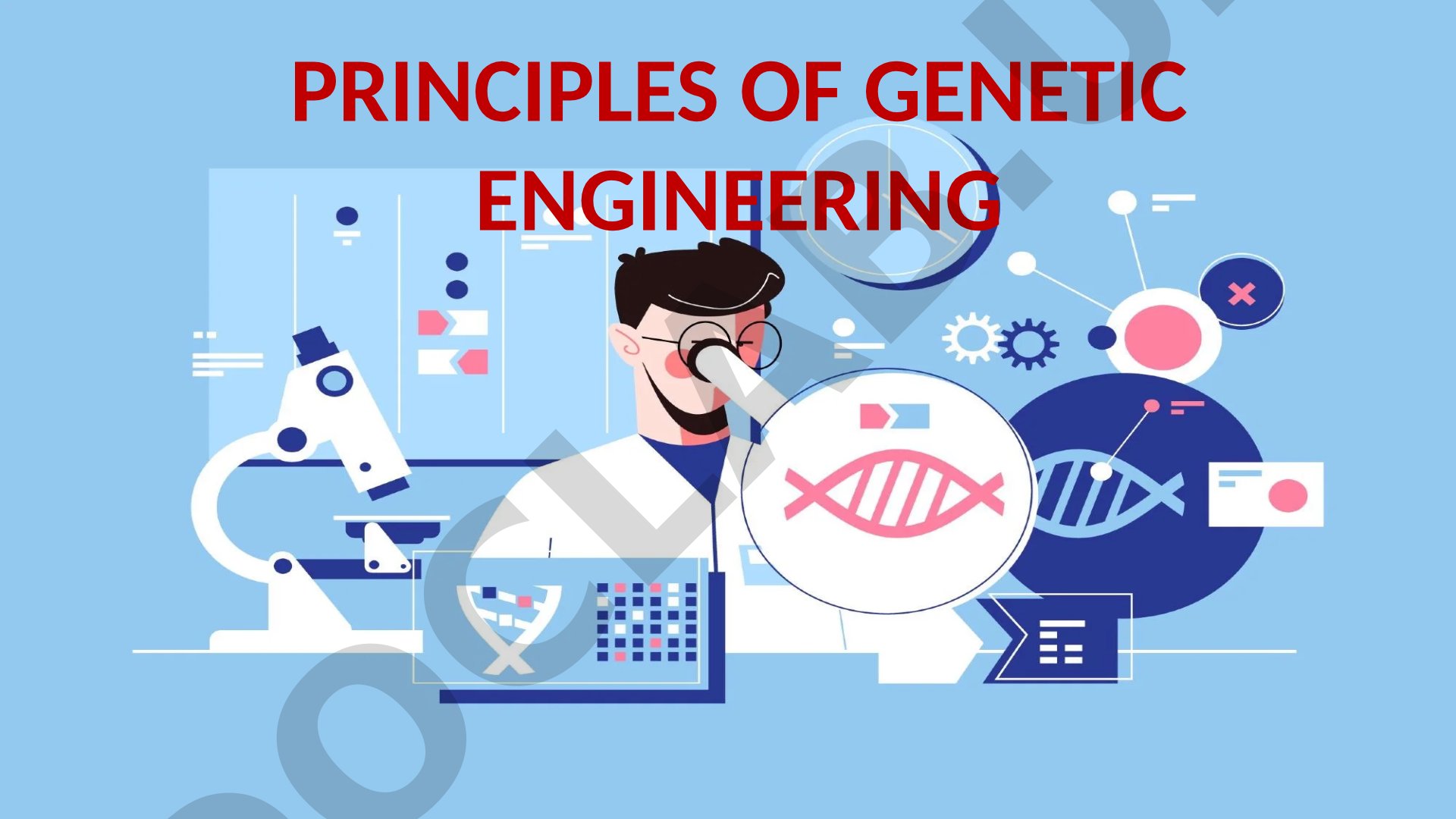 Principles of Genetic Engineering