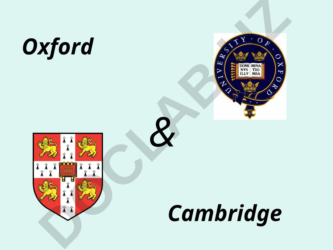 History and development of Oxford and Cambridge universities