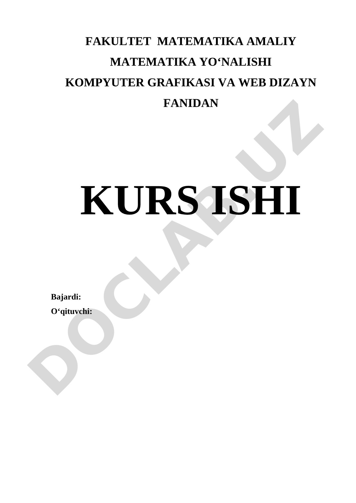 Uy hayvonlari uchun ozuqa internet magazini (Zoomagazin)