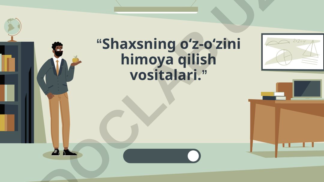 Shaxsning o‘z-o‘zini himoya qilish vositalari
