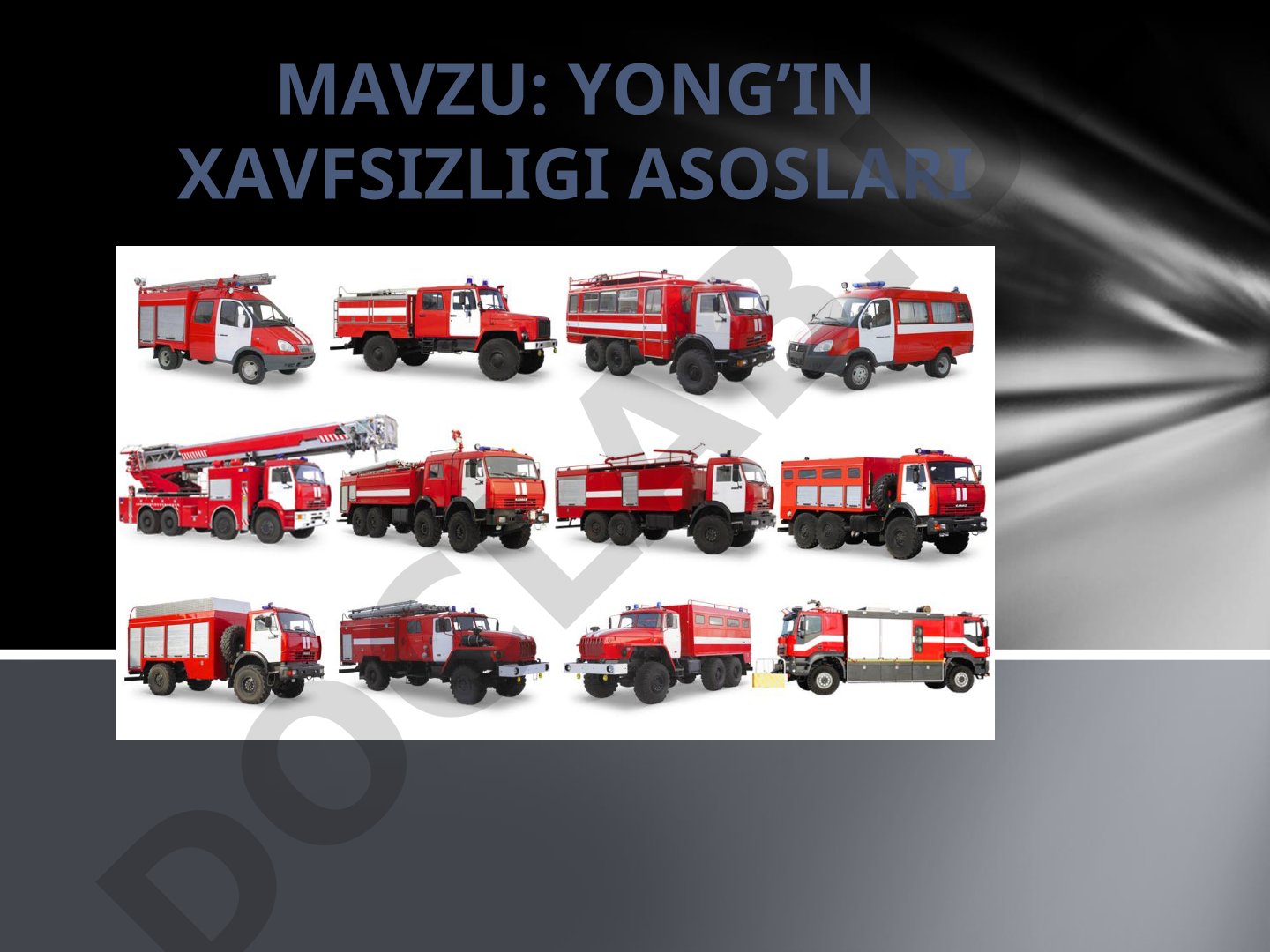 Yong'in xavfsizligi taqdimoti