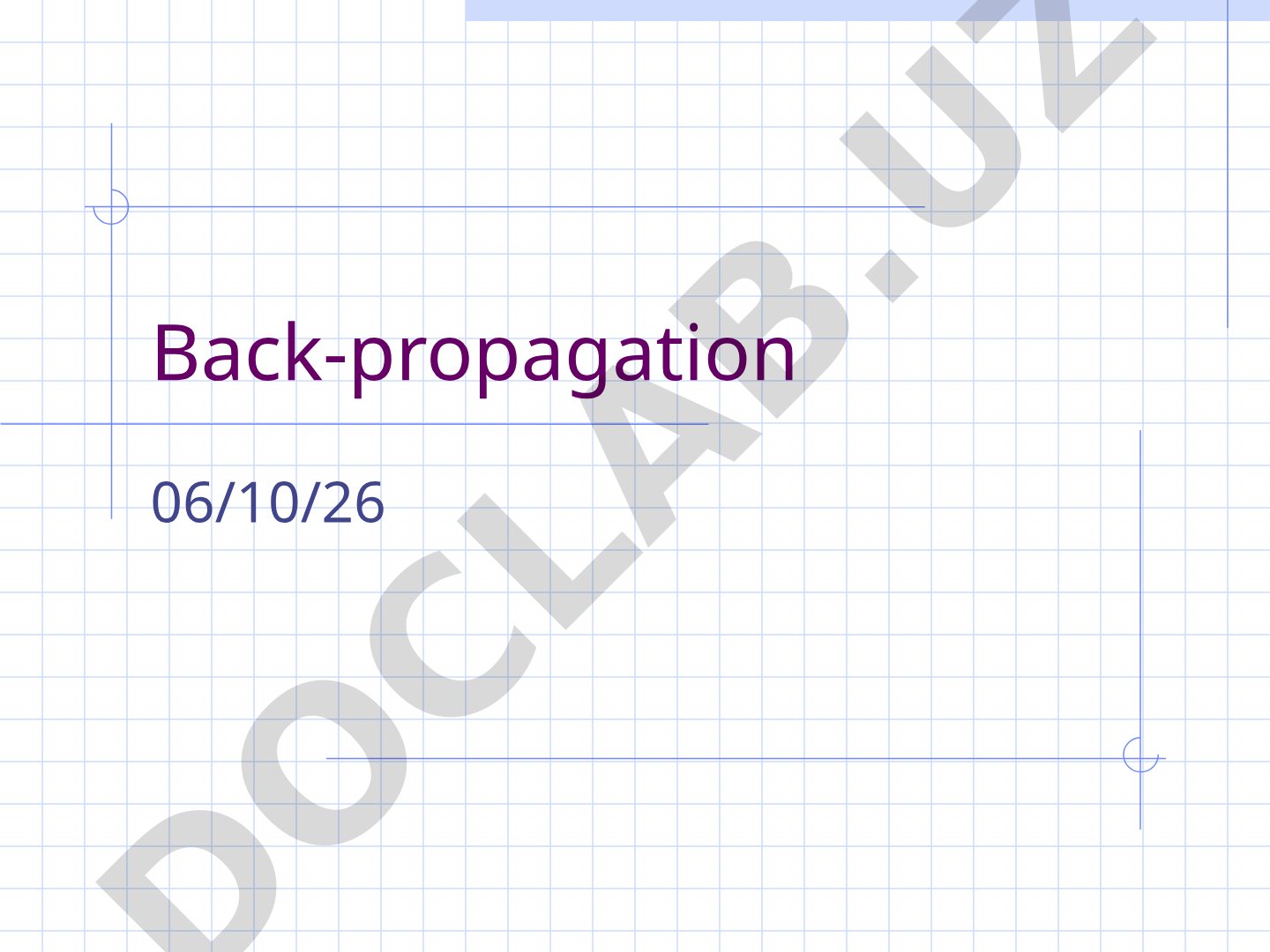 Back-propagation tarmoq tuzilishi taqdimoti