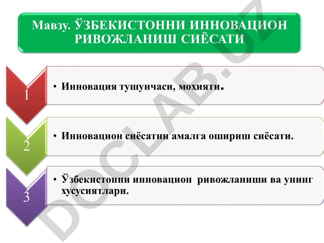 Iqtisodiy siyosatga kirish