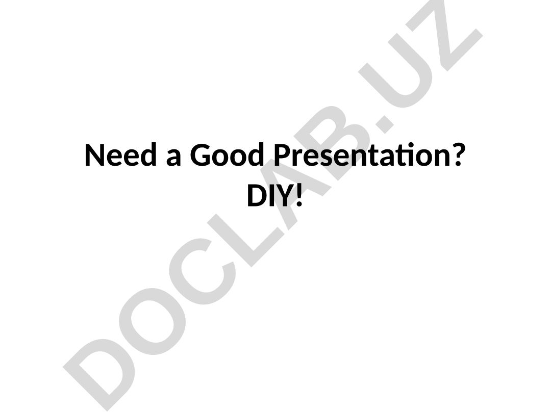 Effective Presentation Design Principles