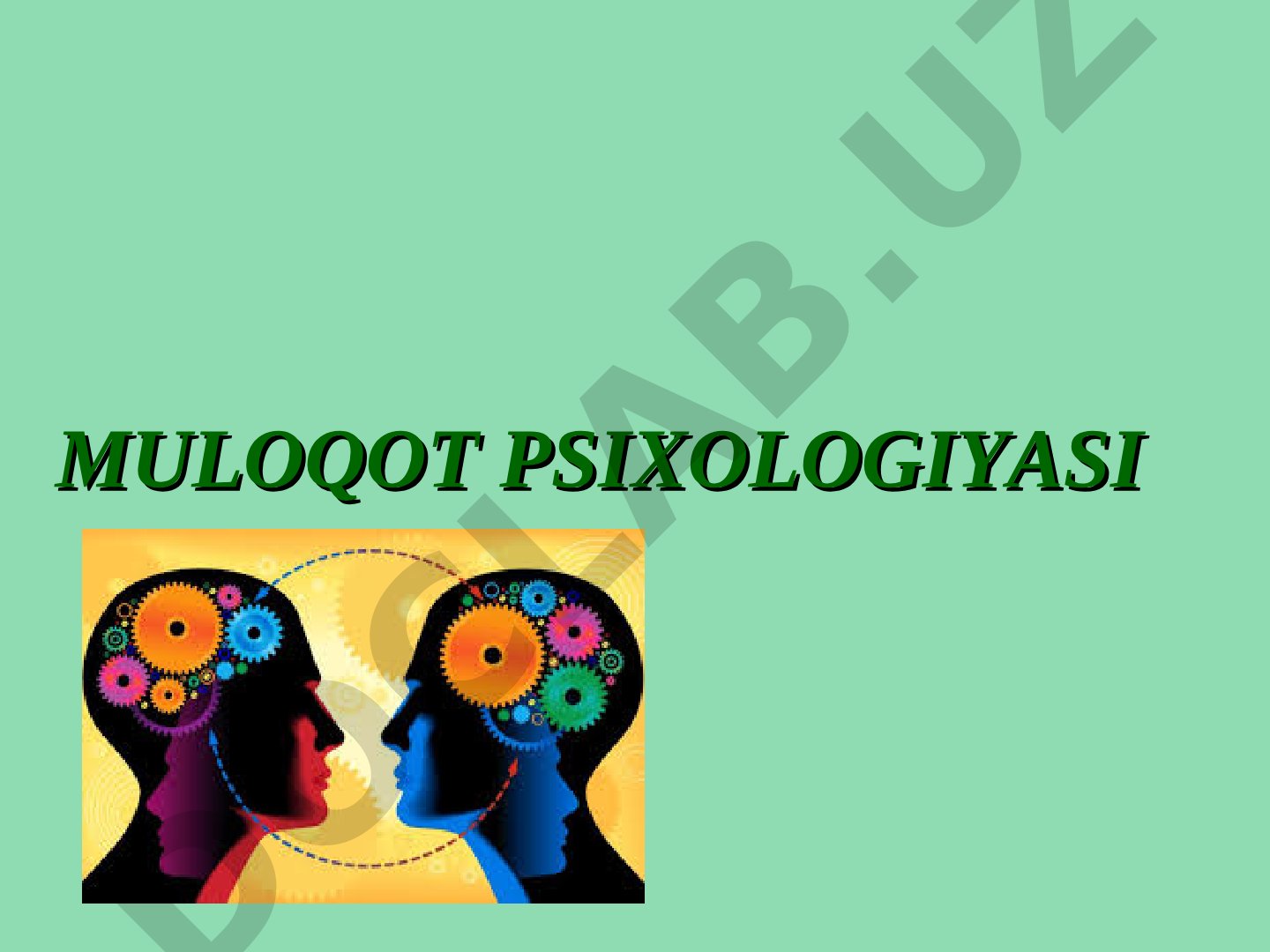 Muloqot psixologiyasi va nutqning boshqaruvdagi o'rni