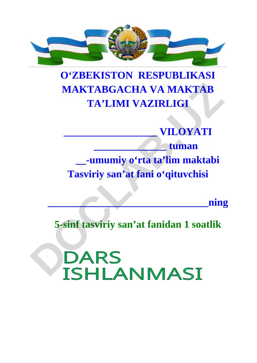 Naqsh kompozitsiyasini tuzish