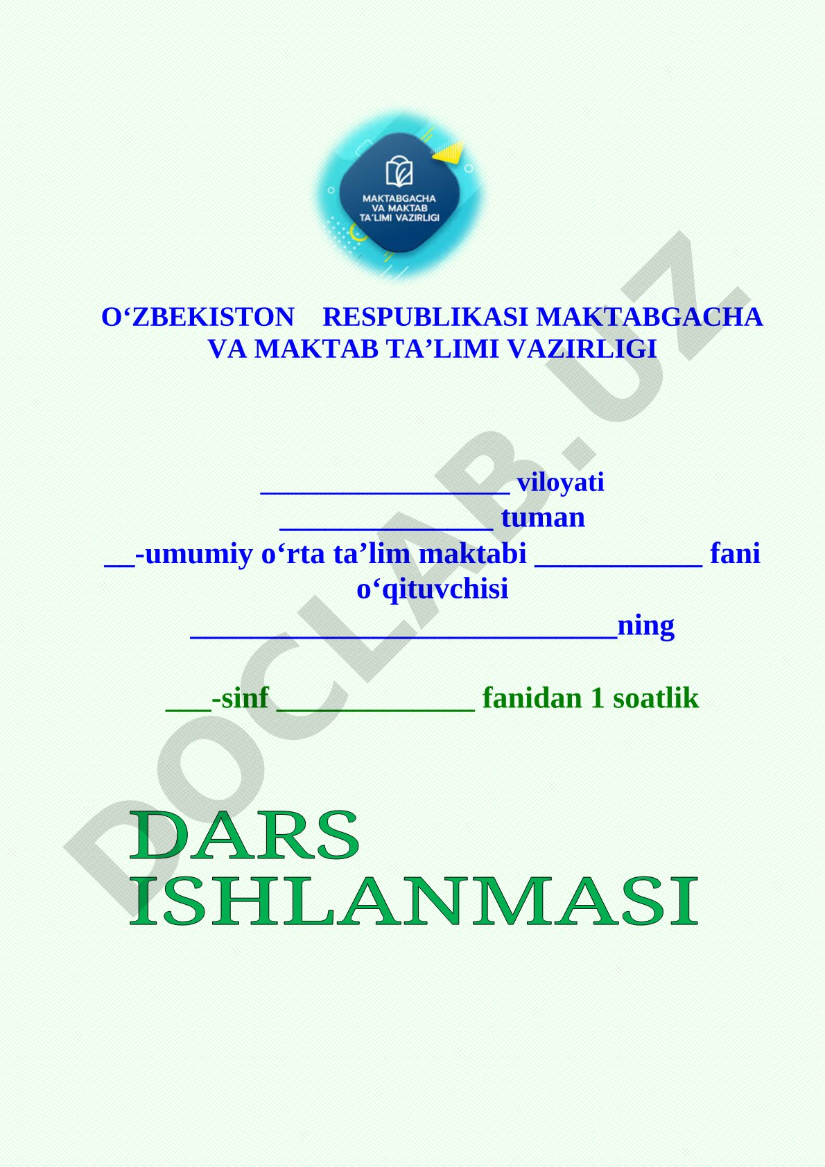 P tovushi va Pp harflari dars ishlanmasi