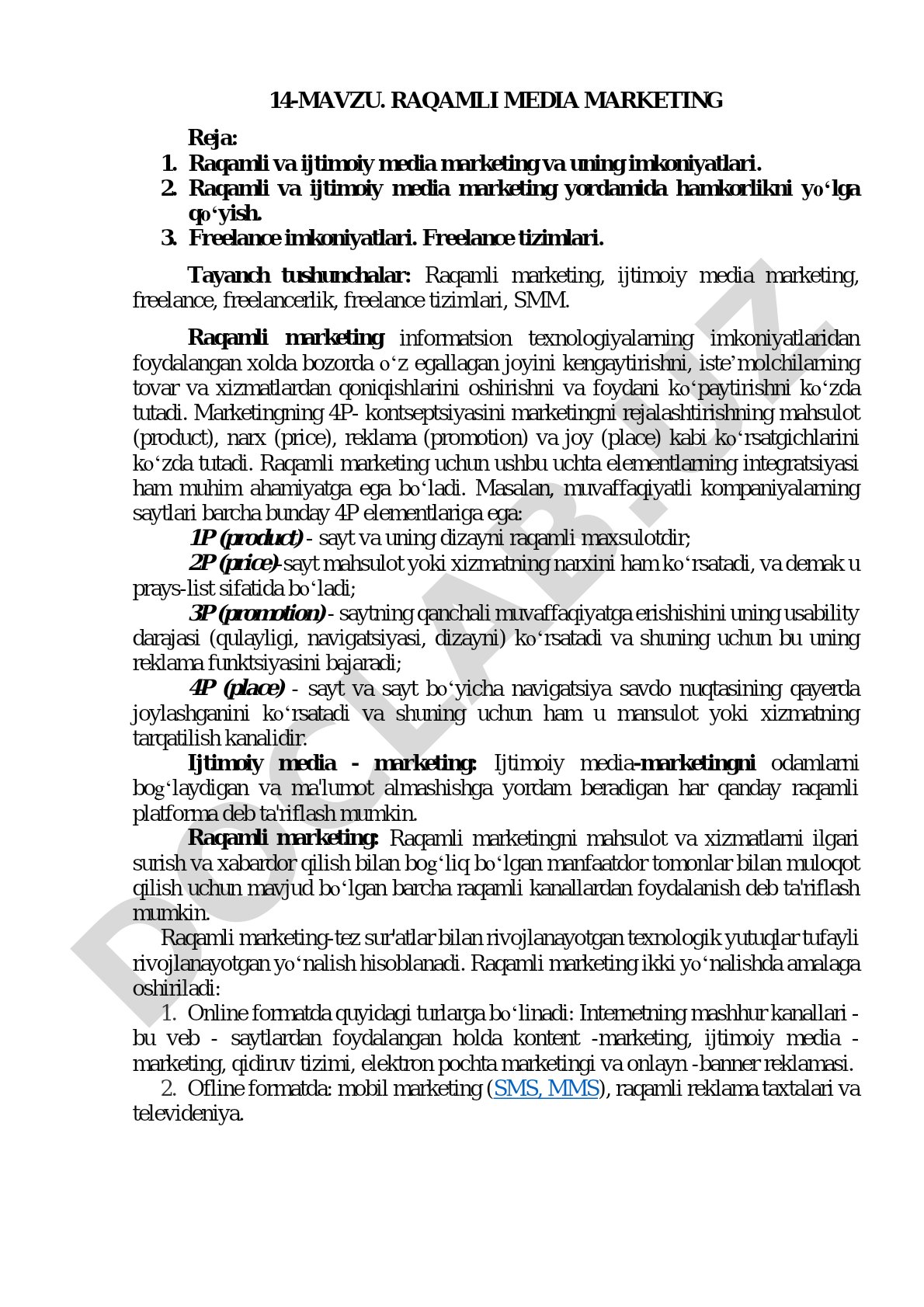 Raqamli media marketing