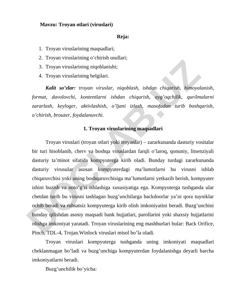 Troyan otlari (viruslari)