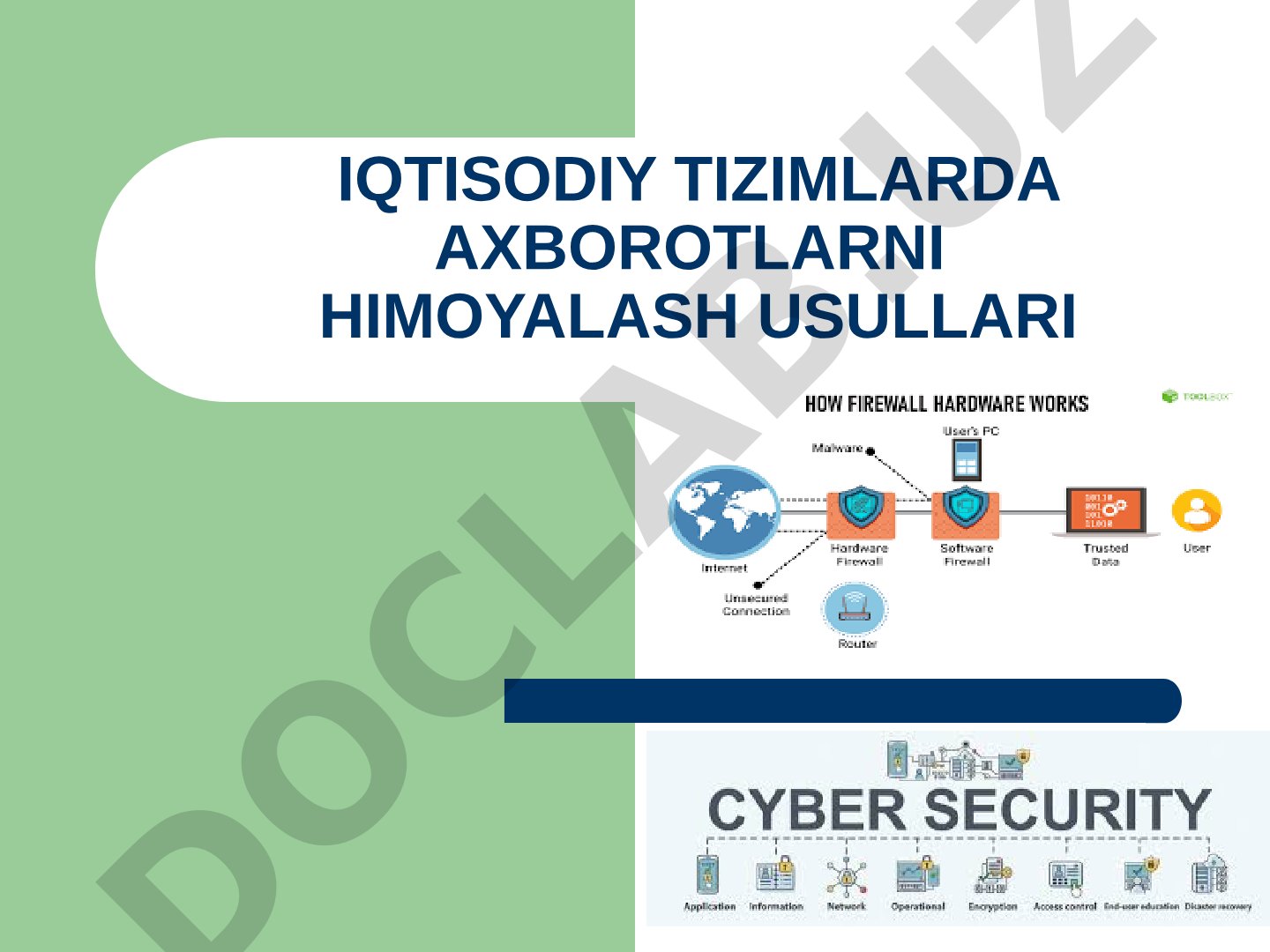 Axborot himoyasi taqdimoti