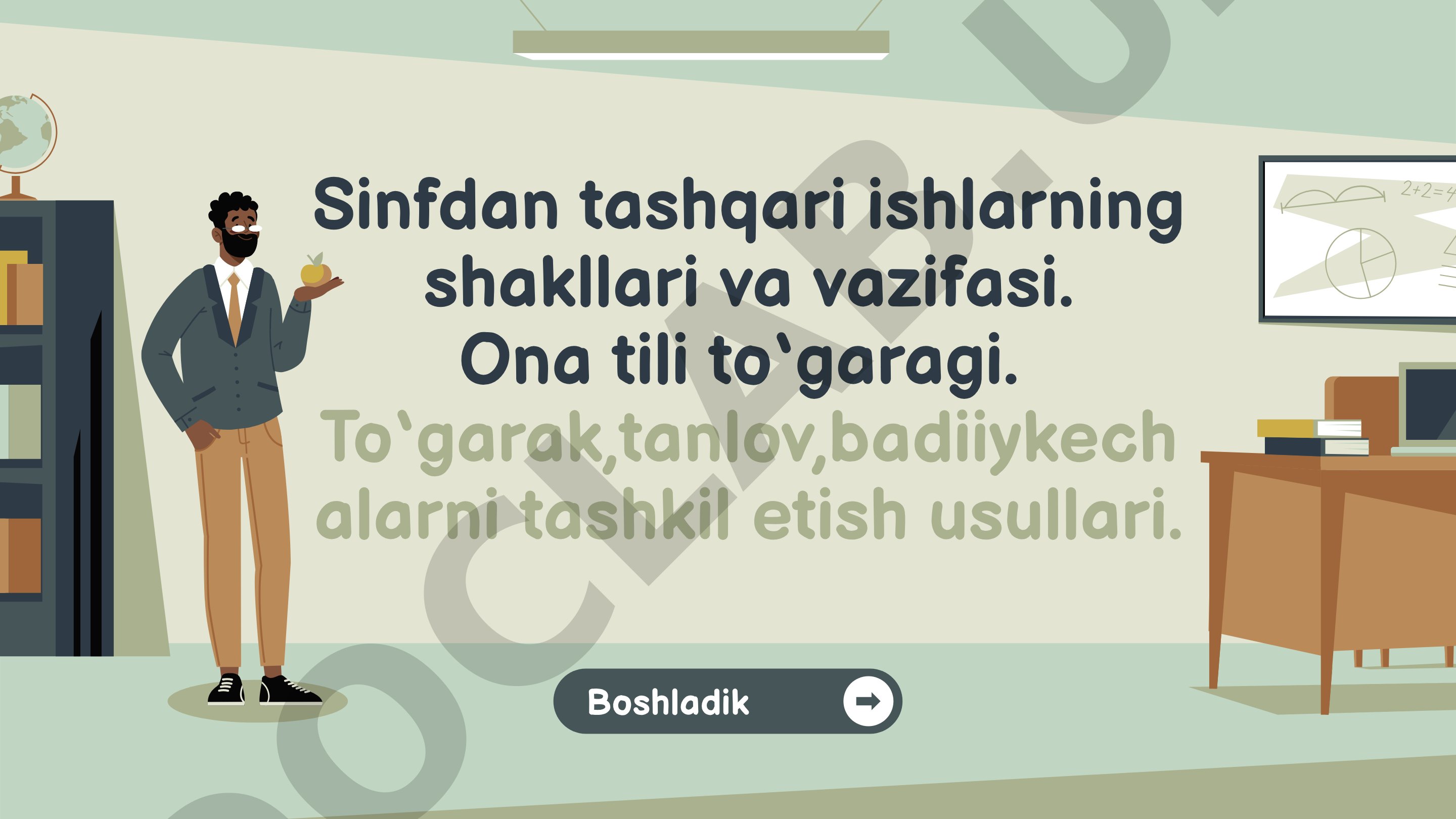 Ona tili to'garagi taqdimoti