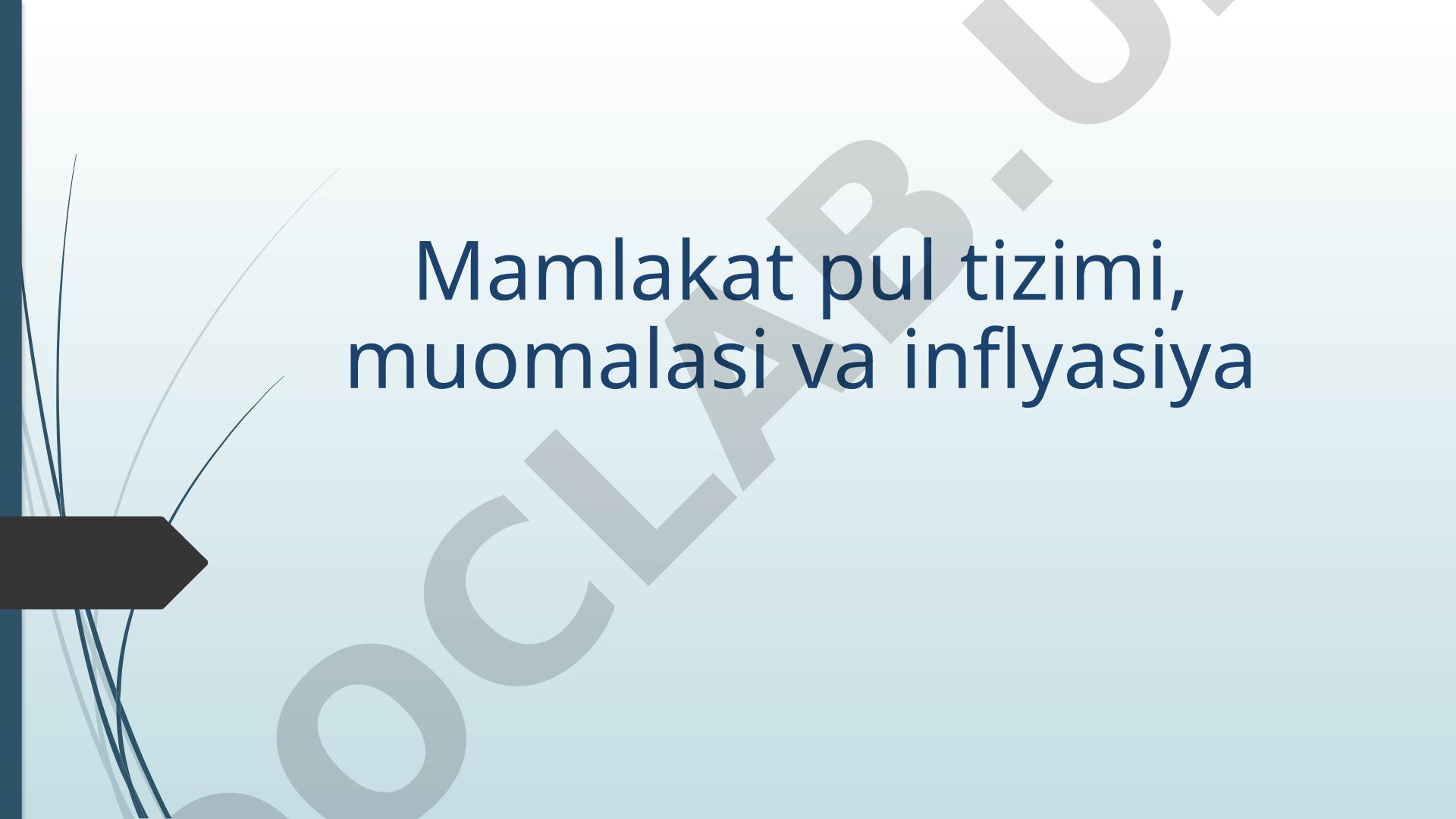 Pul tizimi taqdimoti