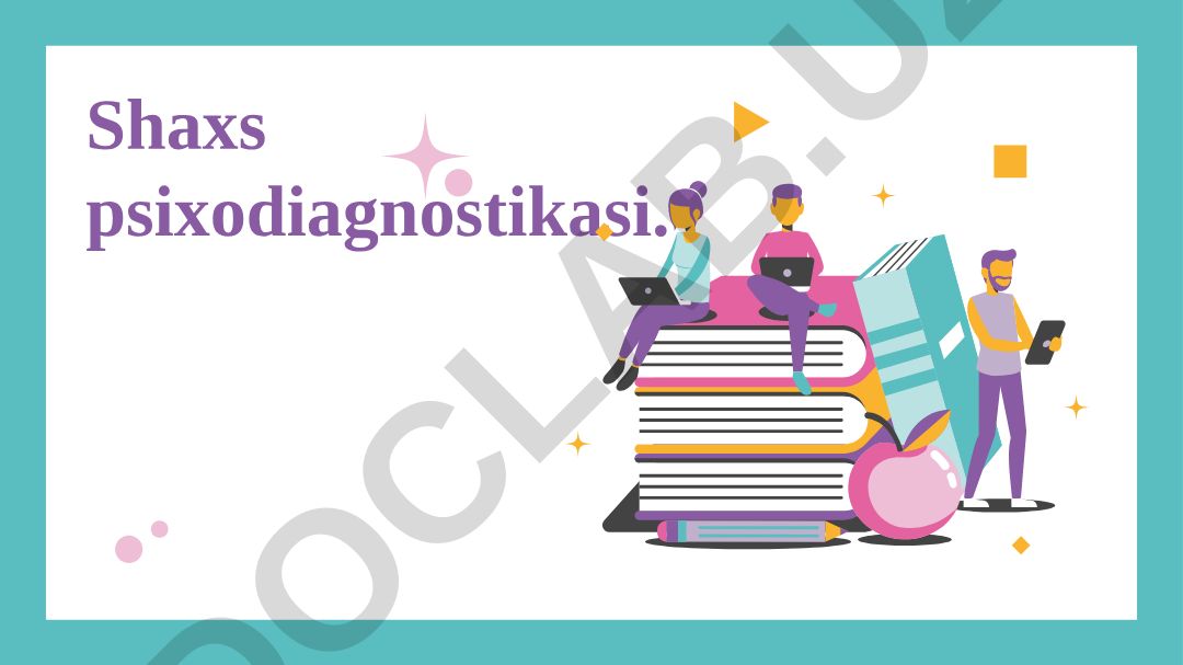 Shaxs psixodiagnostikasi