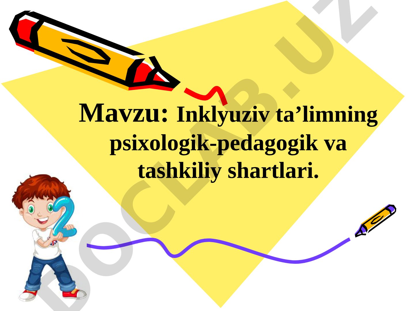 Inklyuziv ta'lim taqdimoti