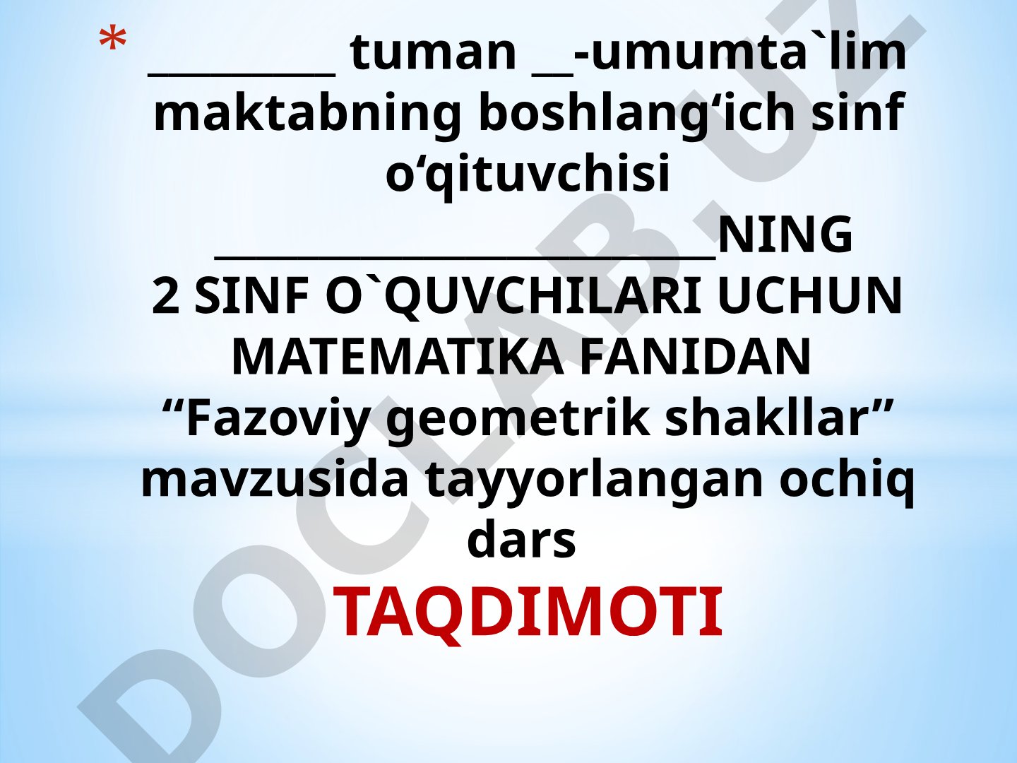 Fazoviy geometrik shakllar