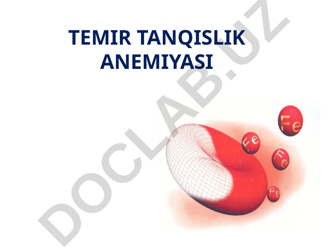Temir tanqislik anemiyasi