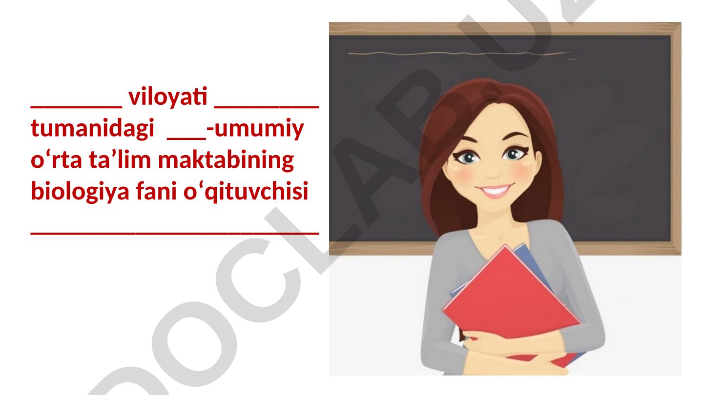 Qon tomirlari va qon aylanish sistemasi