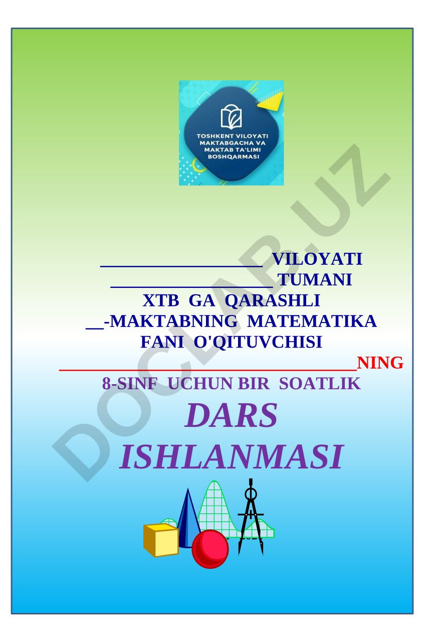 Sonning moduli. Modul qatnashgan tenglama va tengsizliklar