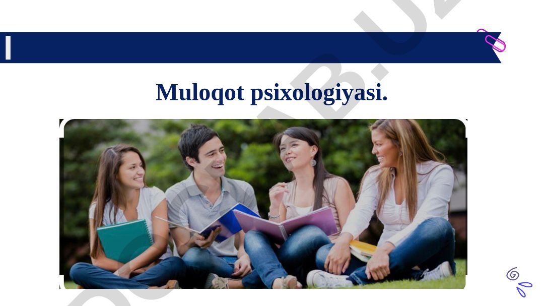 Muloqot psixologiyasi