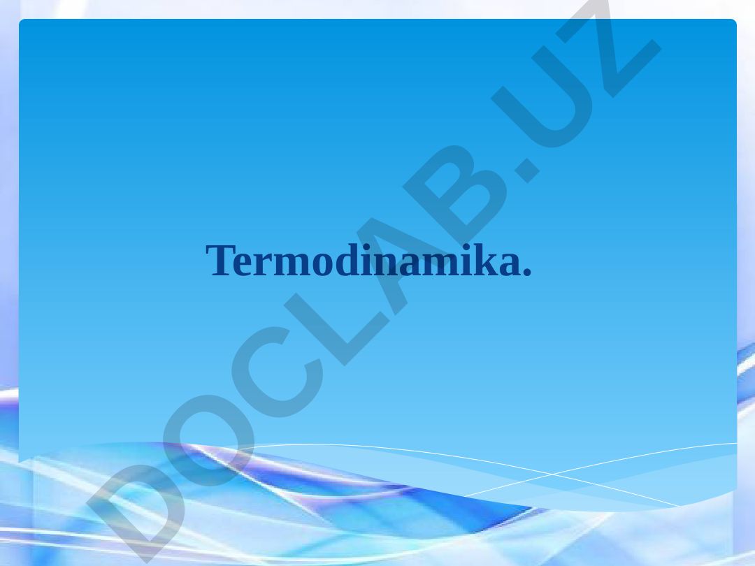 Termodinamika