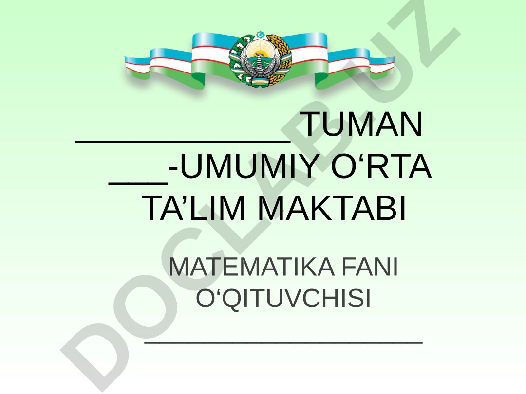 Sonli va harfiy ifodalar