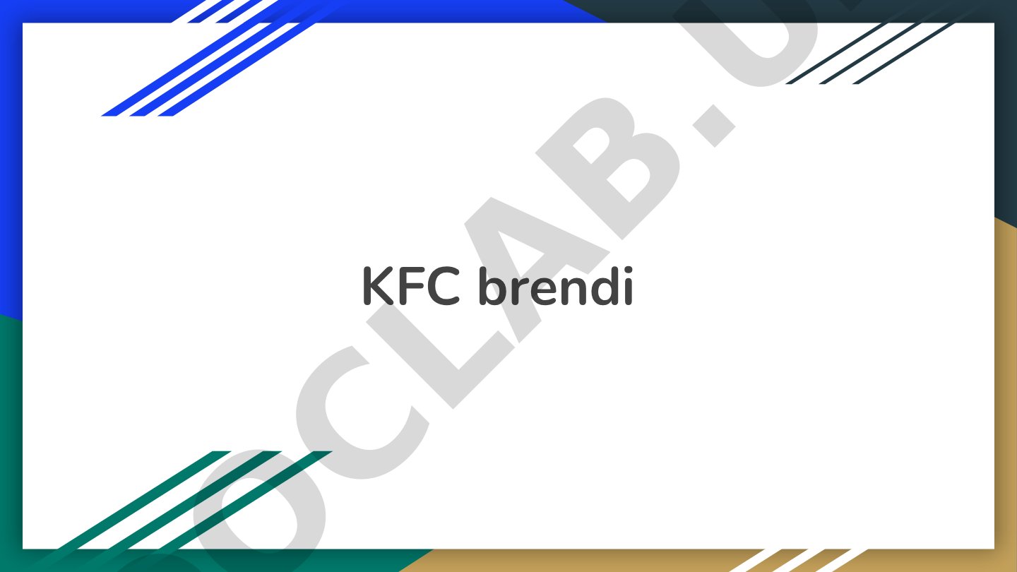 KFC tarixi taqdimoti