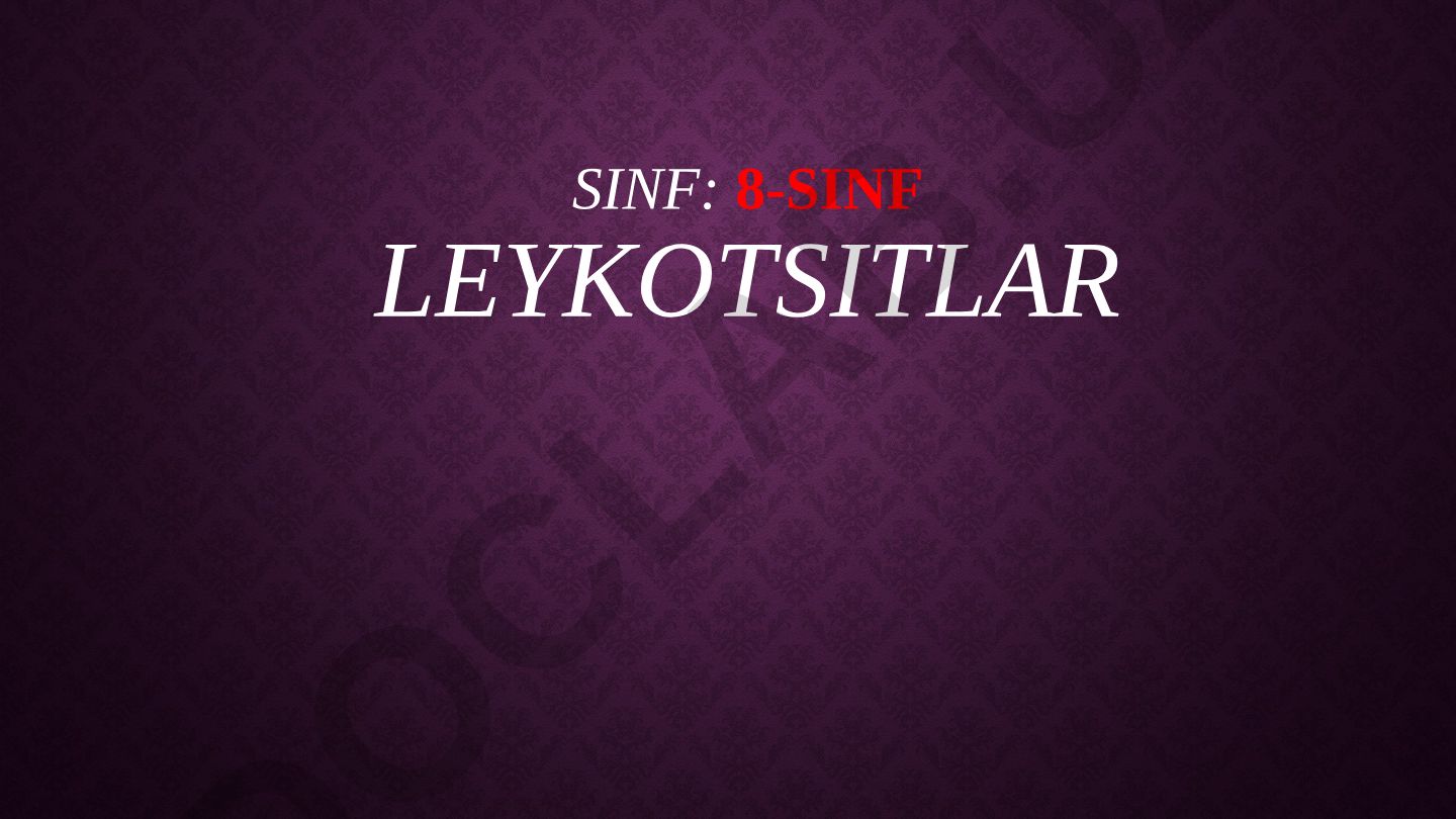Leykotsitlar