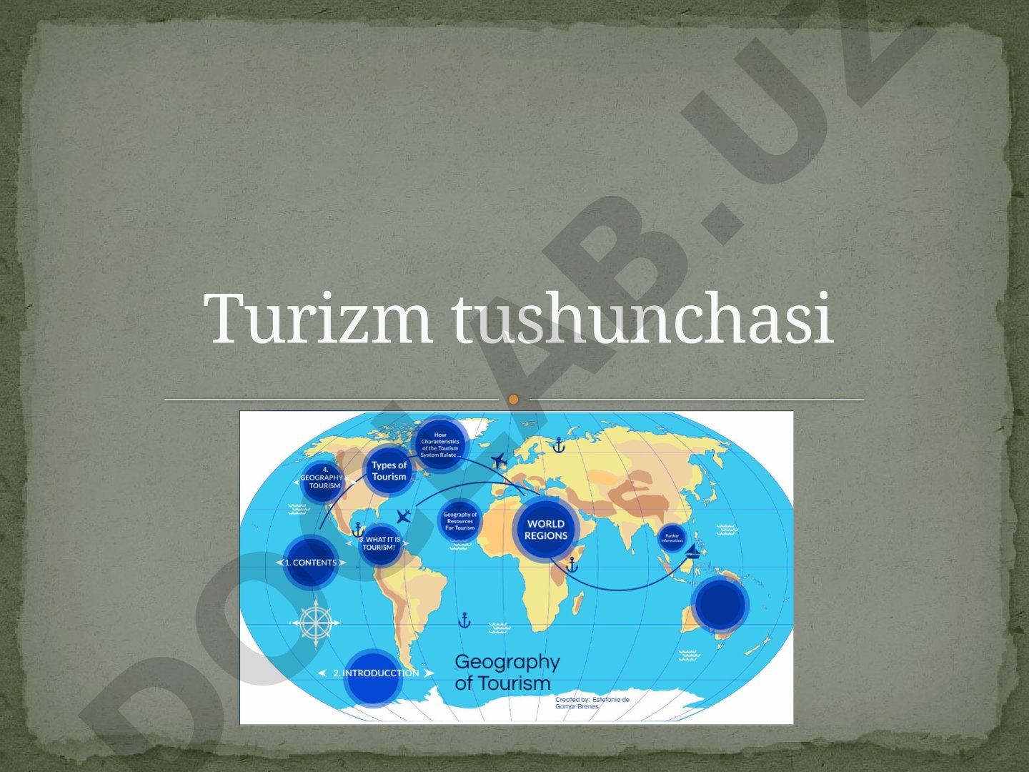 Turizm tushunchasi va turizm geografiyasining shakllanishi