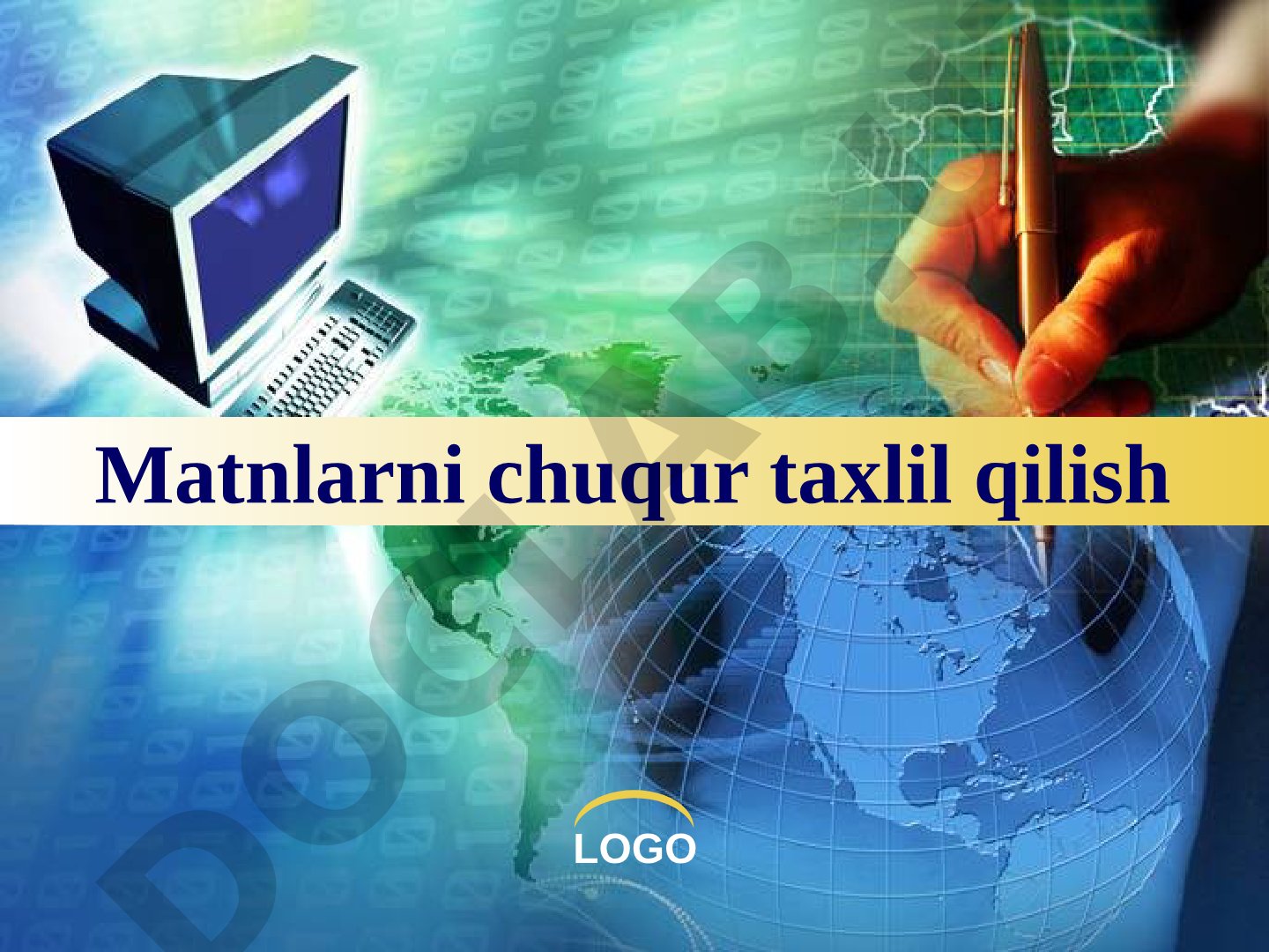 Matnlarni chuqur tahlil qilish taqdimoti