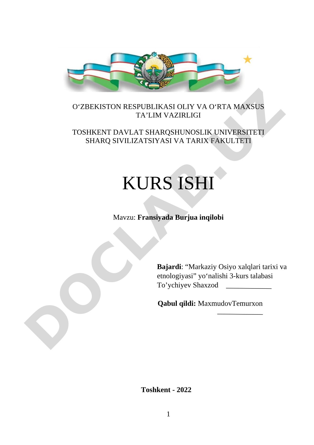 Fransiyada Burjua inqilobi