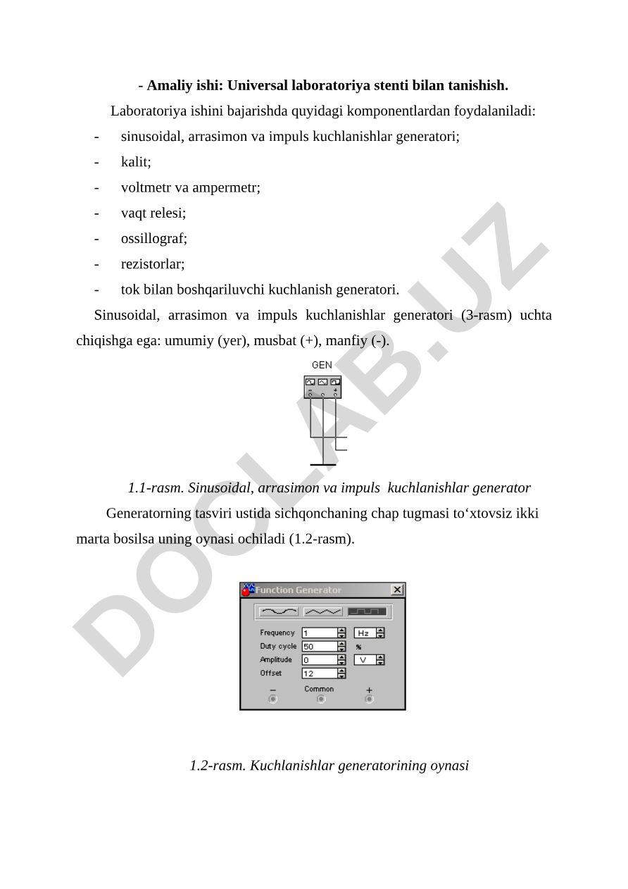 Universal laboratoriya stenti bilan tanishish