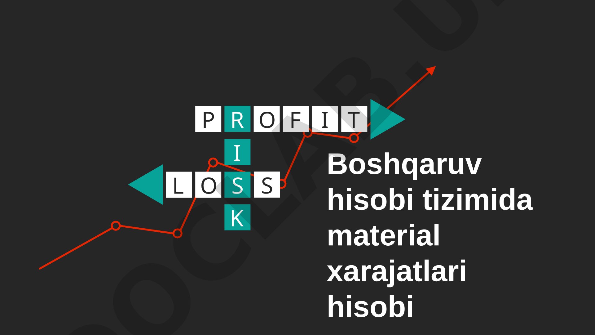 Boshqaruv hisobi tizimida material xarajatlari hisobi