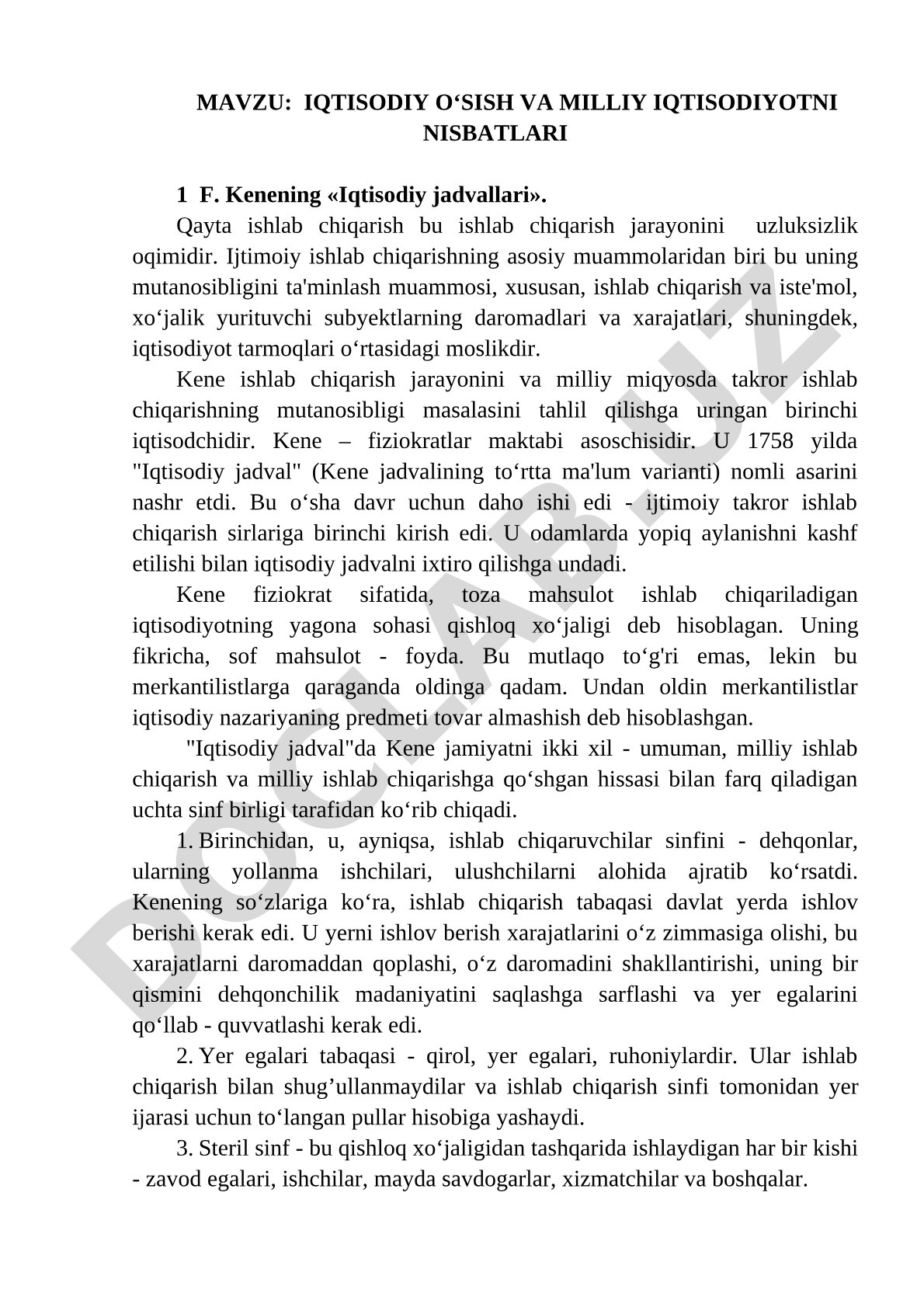 Iqtisodiy o'sish tadqiqoti