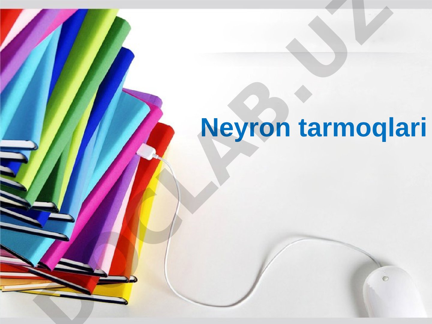 Neyron tarmoqlari taqdimoti