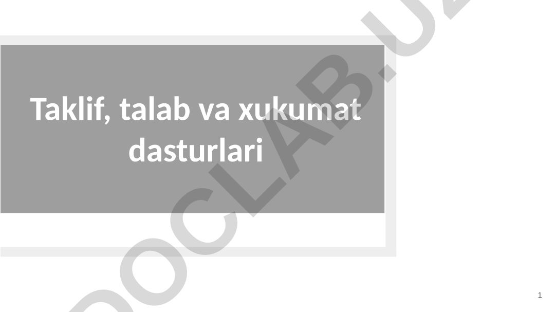 Narx shiftlari va tovonlari bozor muvozanatiga ta'siri