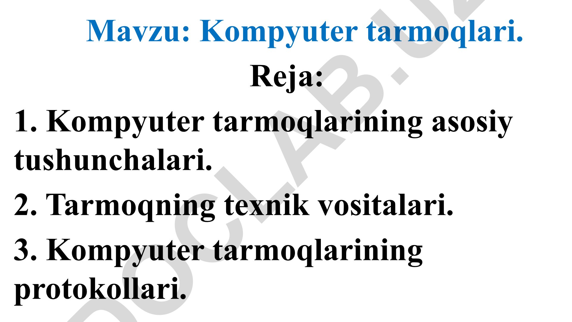 Kompyuter tarmoqlari