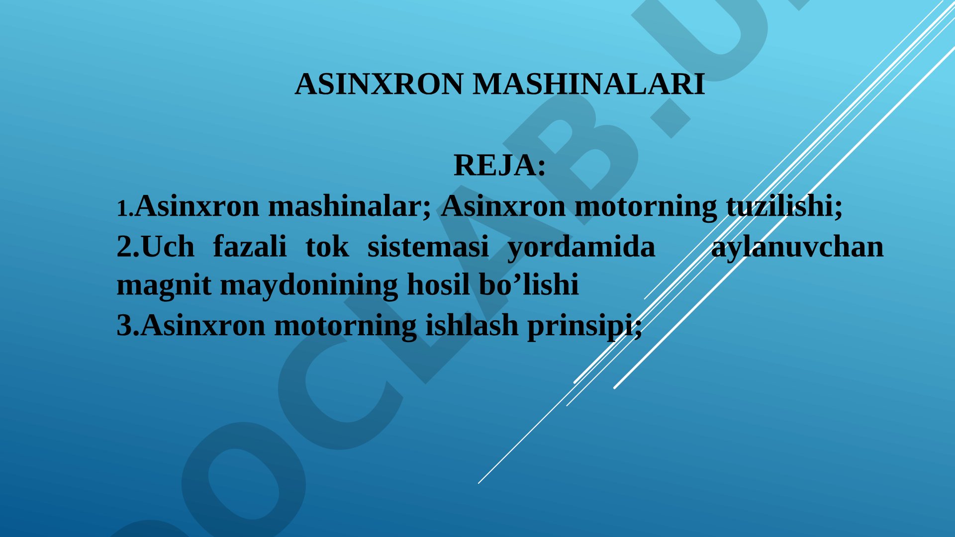 Asinxron mashinalar