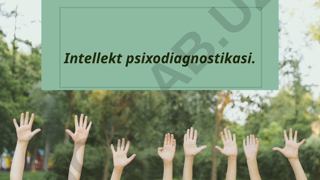 Intellekt psixodiagnostikasi