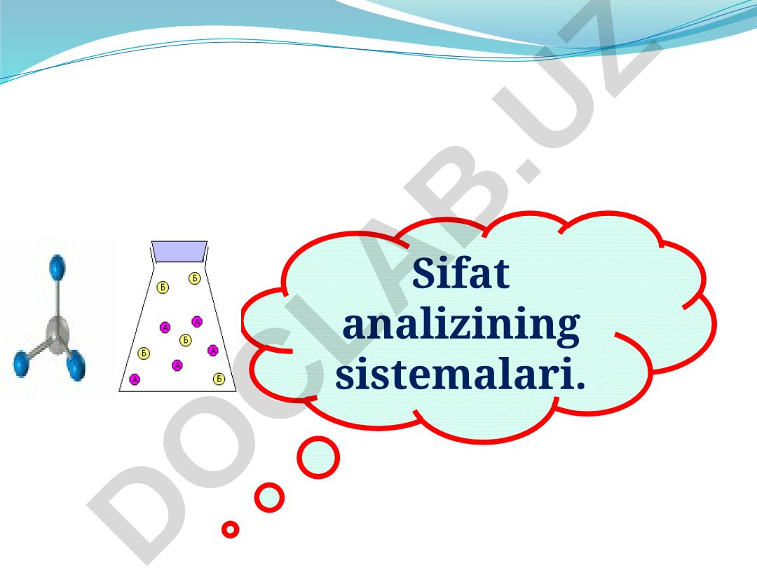 Sifat analizi tizimlari va usullari
