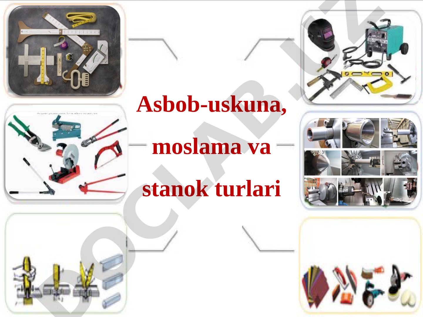 Metallarga ishlov berish asboblari taqdimoti