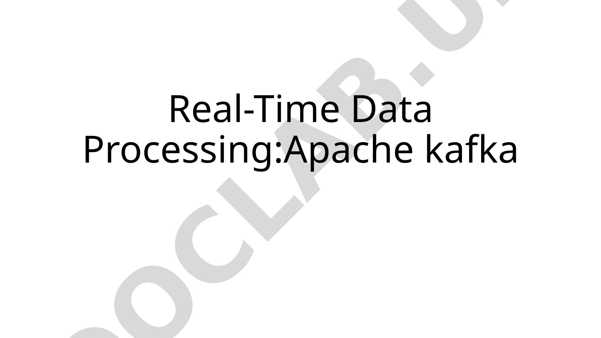 Real-Time Data Processing taqdimoti