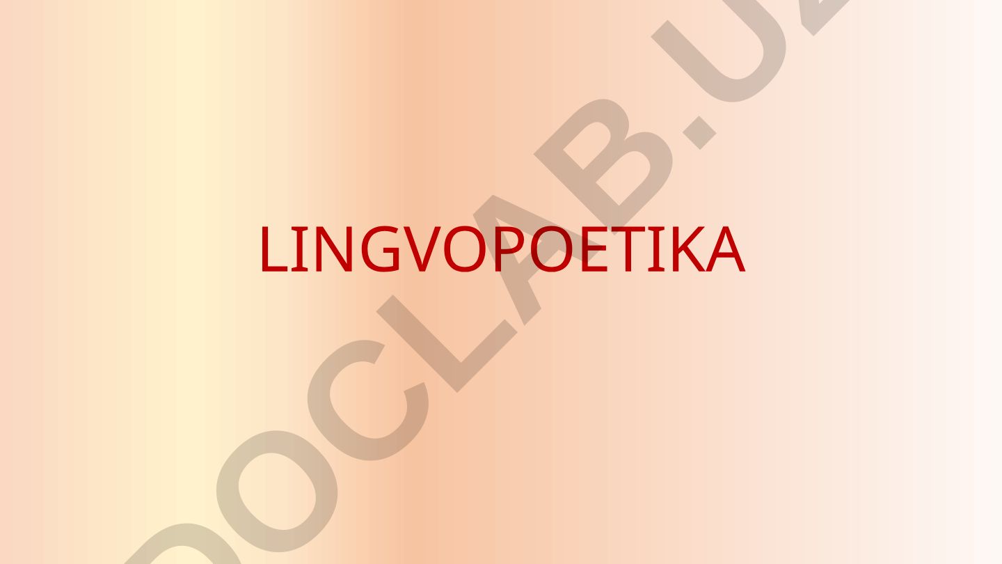 Lingvopoetika va Viktor Vinogradovning tilshunoslikdagi o'rni